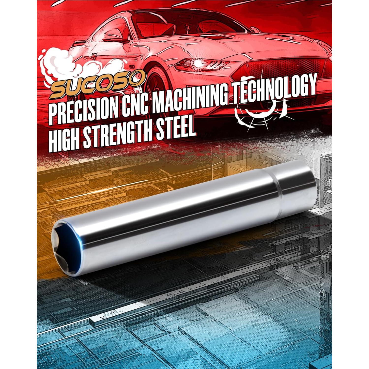 Llave de zócalo SUCOSO para tuercas Spike 19mm 130mm