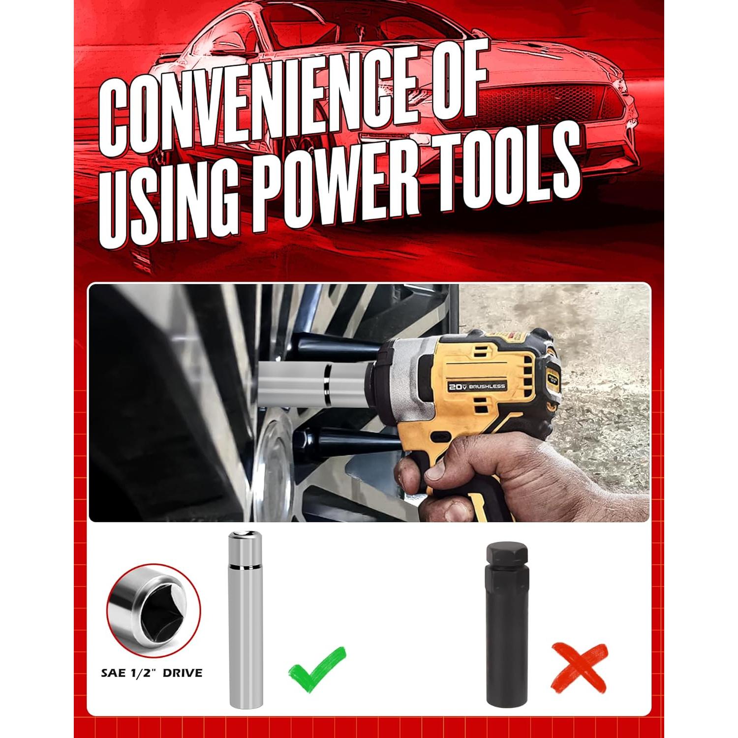 Llave de zócalo SUCOSO para tuercas Spike 19mm 130mm