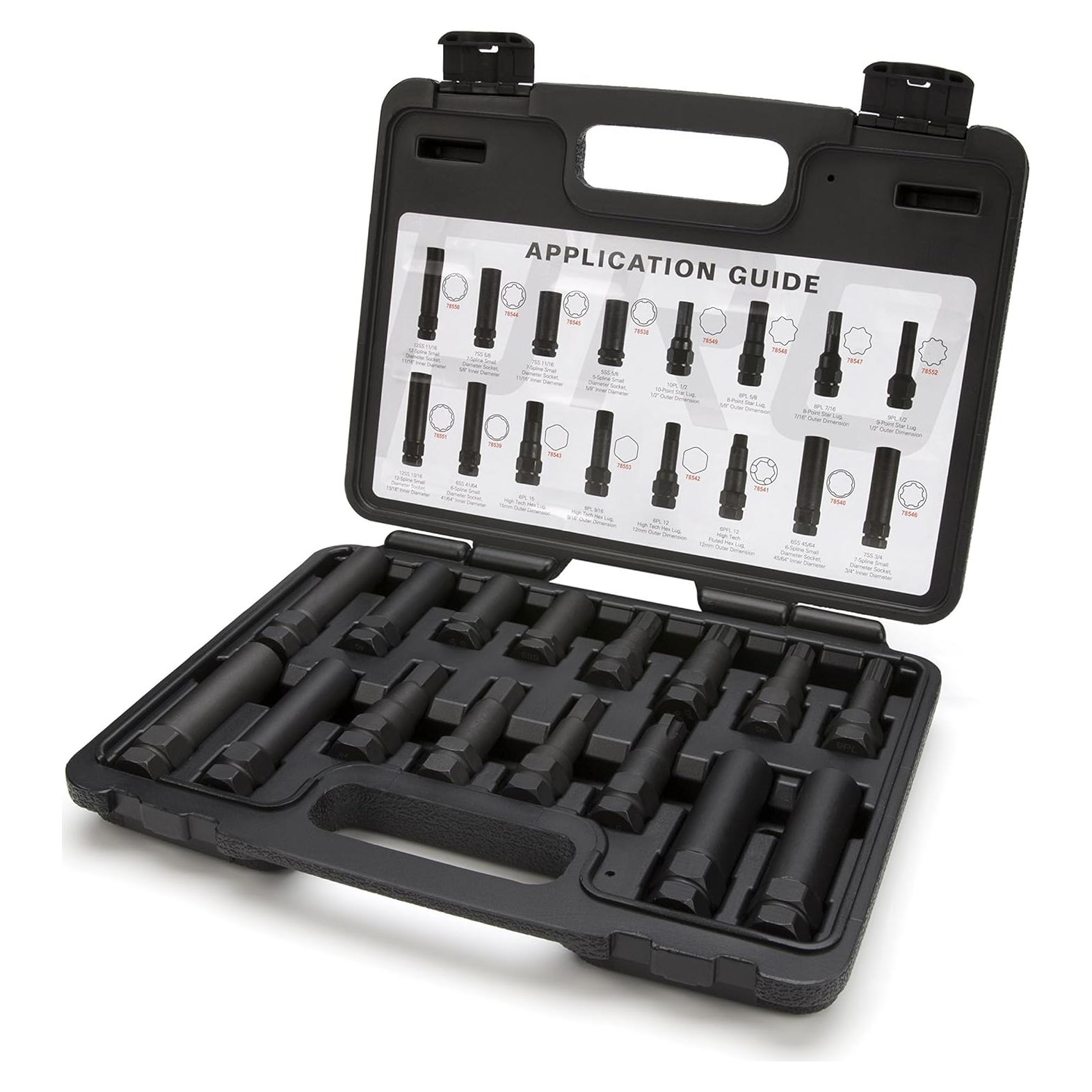 Juego de Llaves de Tuercas de Seguridad Steelman Pro 78537 - 16 Piezas