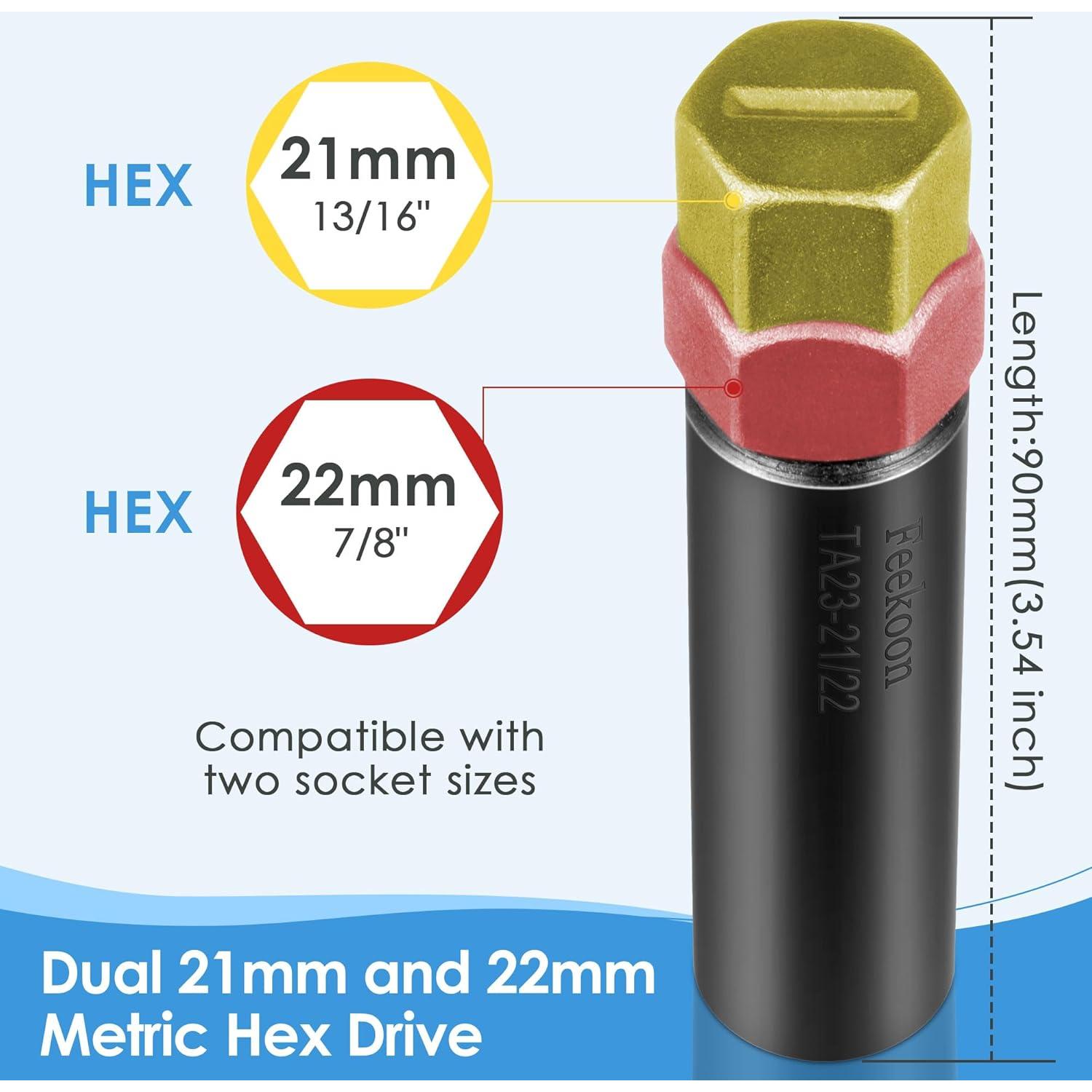 Llave de Tuerca 10 Estrías Feekoon para Camiones y SUVs