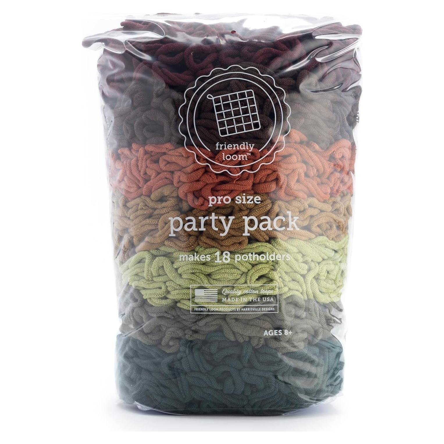 Kit de Tejido de Posavasos Friendly Loom - 18 Bucles Algodón