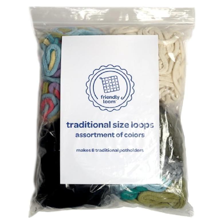 Kit de Tejido Harrisville - 8 Bucles de Algodón Mezclados 15.24 cm