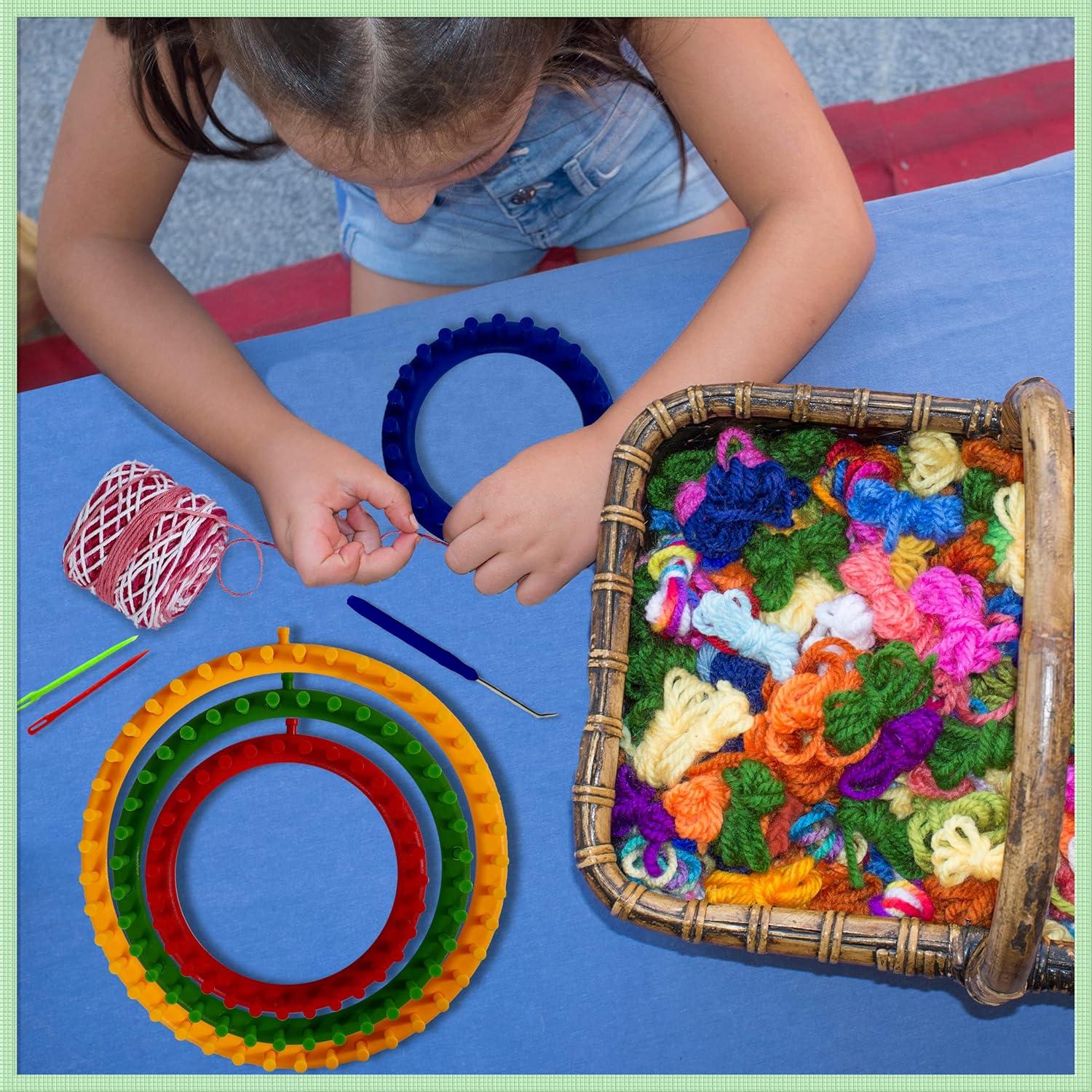 Kit de Telar de Tejer Olikraft - 4 Redondos y 2 Rectangulares