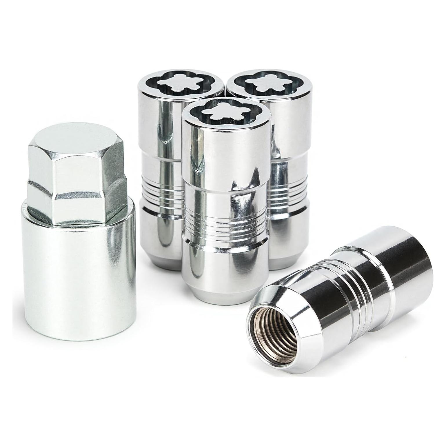 Juego de Tuercas de Bloqueo de Rueda FOMIUZY M14x1.5 Plata