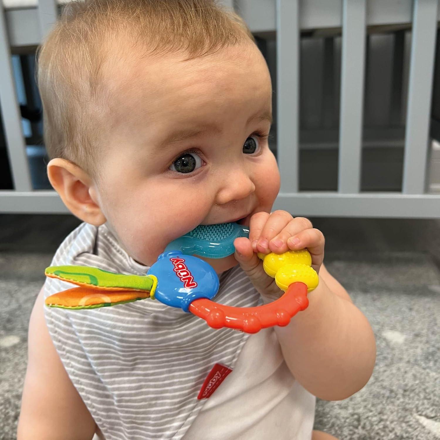 Anillo de Dentición Nuby 632 Multicolor 14x8 cm