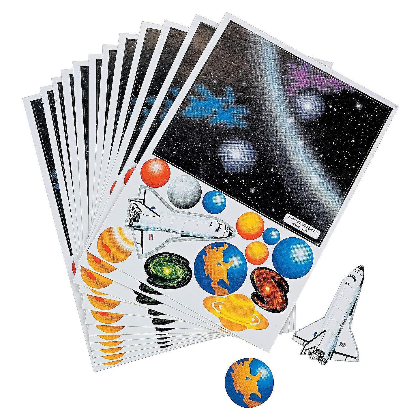 Stickers Sistema Solar Fun Express - 14 Piezas Educativas