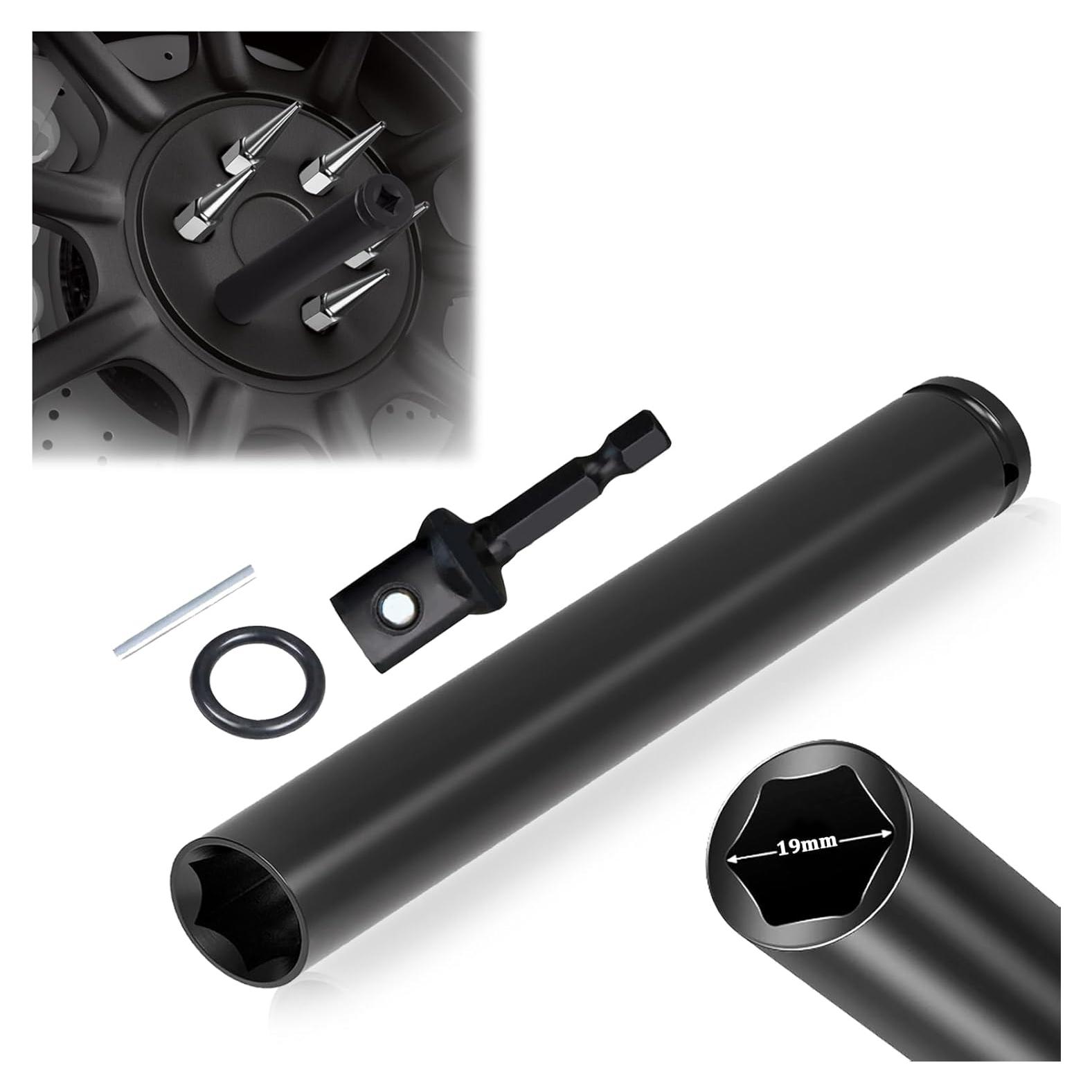 Socket de Tuercas con Picos YUEARN 19mm Acero Duradero