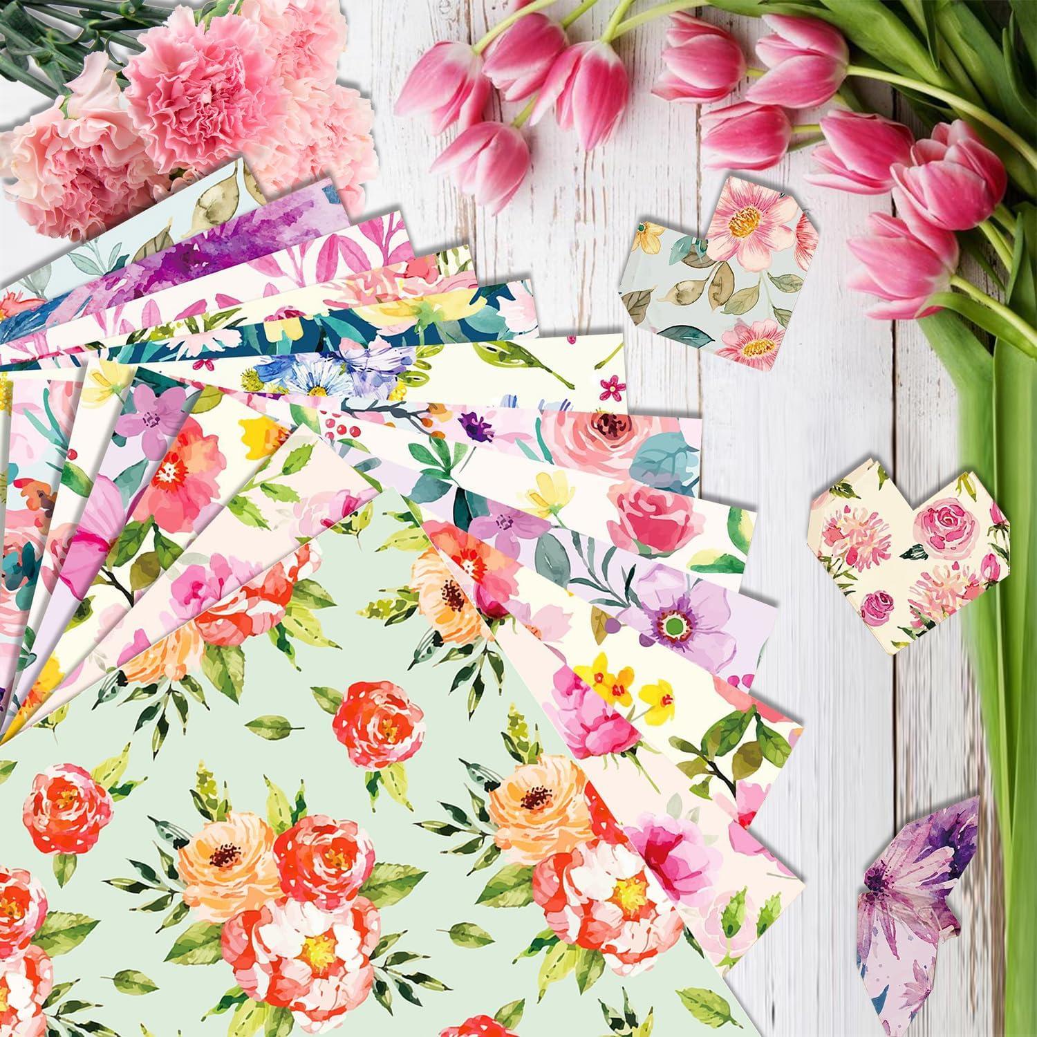 Conjunto de Papel de Patrón Sorkwo para el Día de la Madre 24 Hojas 30.48x30.48cm