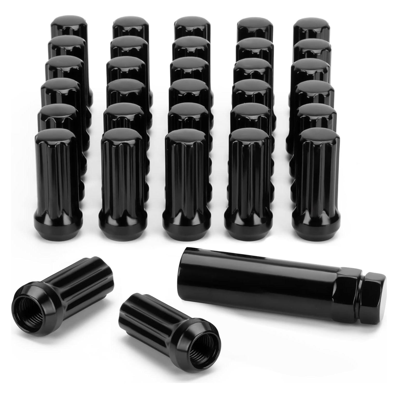 Tuercas de Rueda M14x1.5 SUCOSO 32pcs Negro 50mm Cónicas