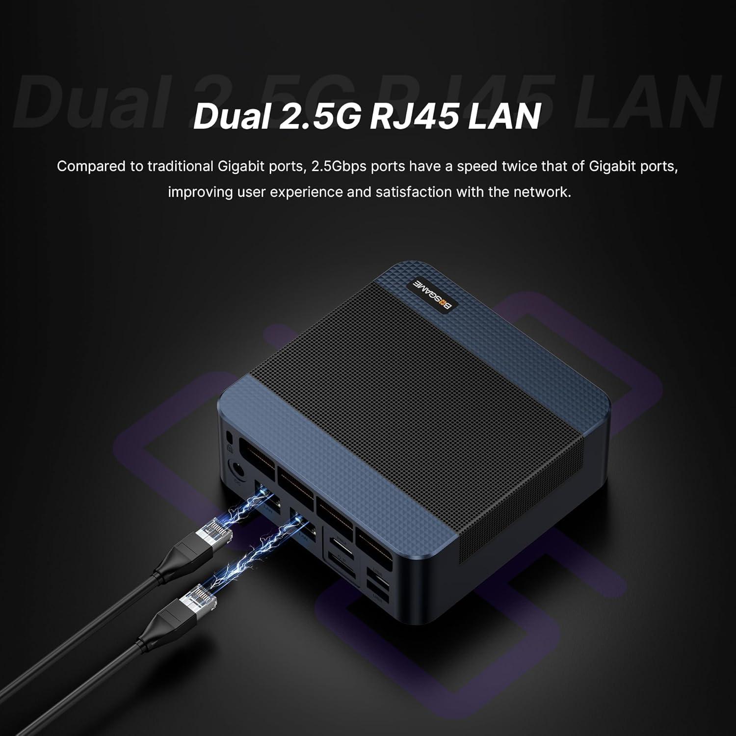 Mini PC BOSGAME M4 Neo Ryzen 7 7840HS 32GB 1TB 4K Triple Pantalla