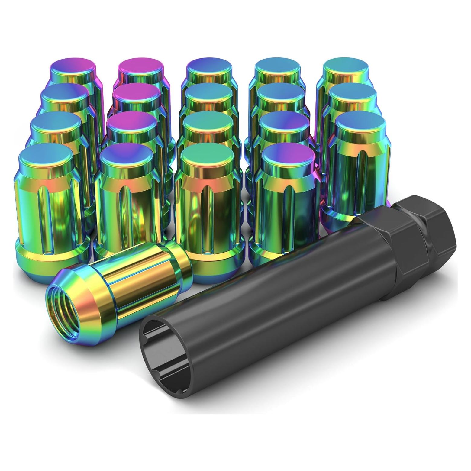 Tuercas de Lazo Caballero Blanco 3804NEO-20AM Neo Cromo 20 Pzas