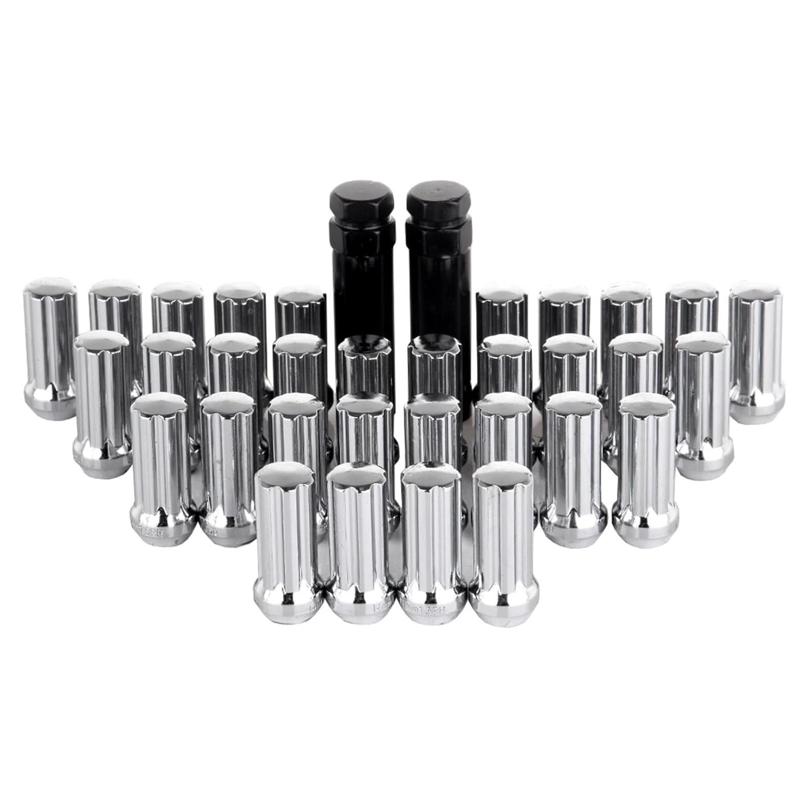 Tuercas de Rueda ECCPP 14x1.5mm 32 Piezas Cromadas