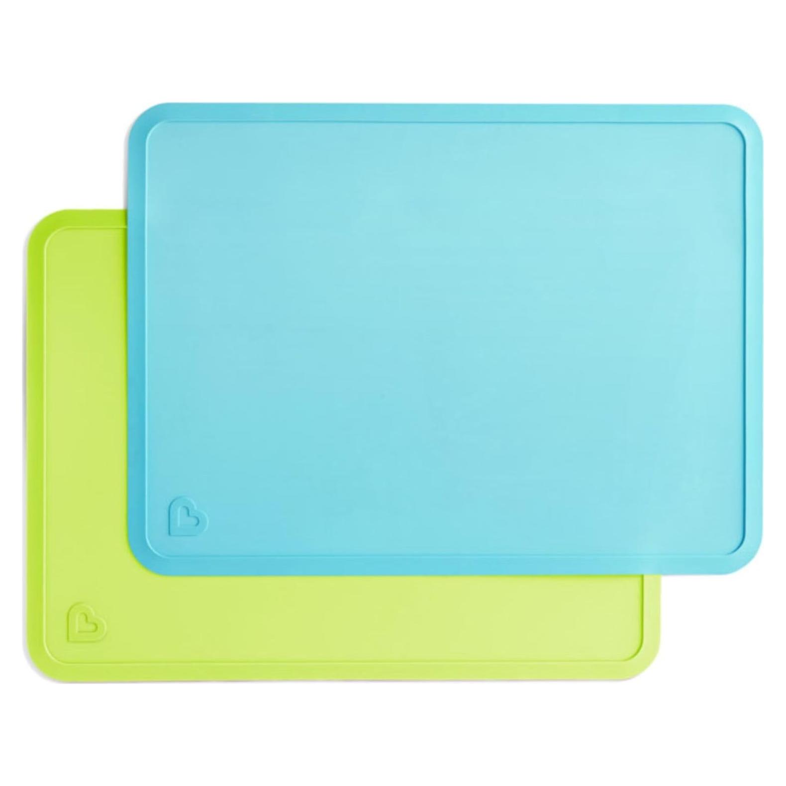 Manteles de Silicona Munchkin Spotless para Niños 2 Piezas Azul/Verde