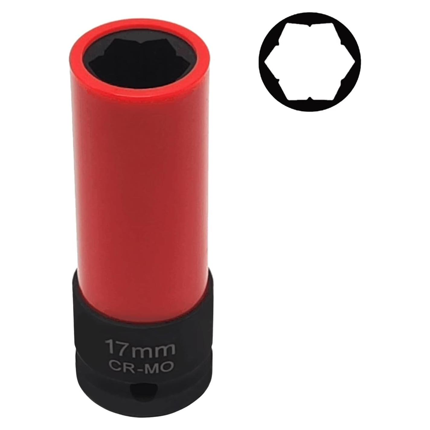 Socket de extracción de tuercas de rueda 17 mm JEUCLEL