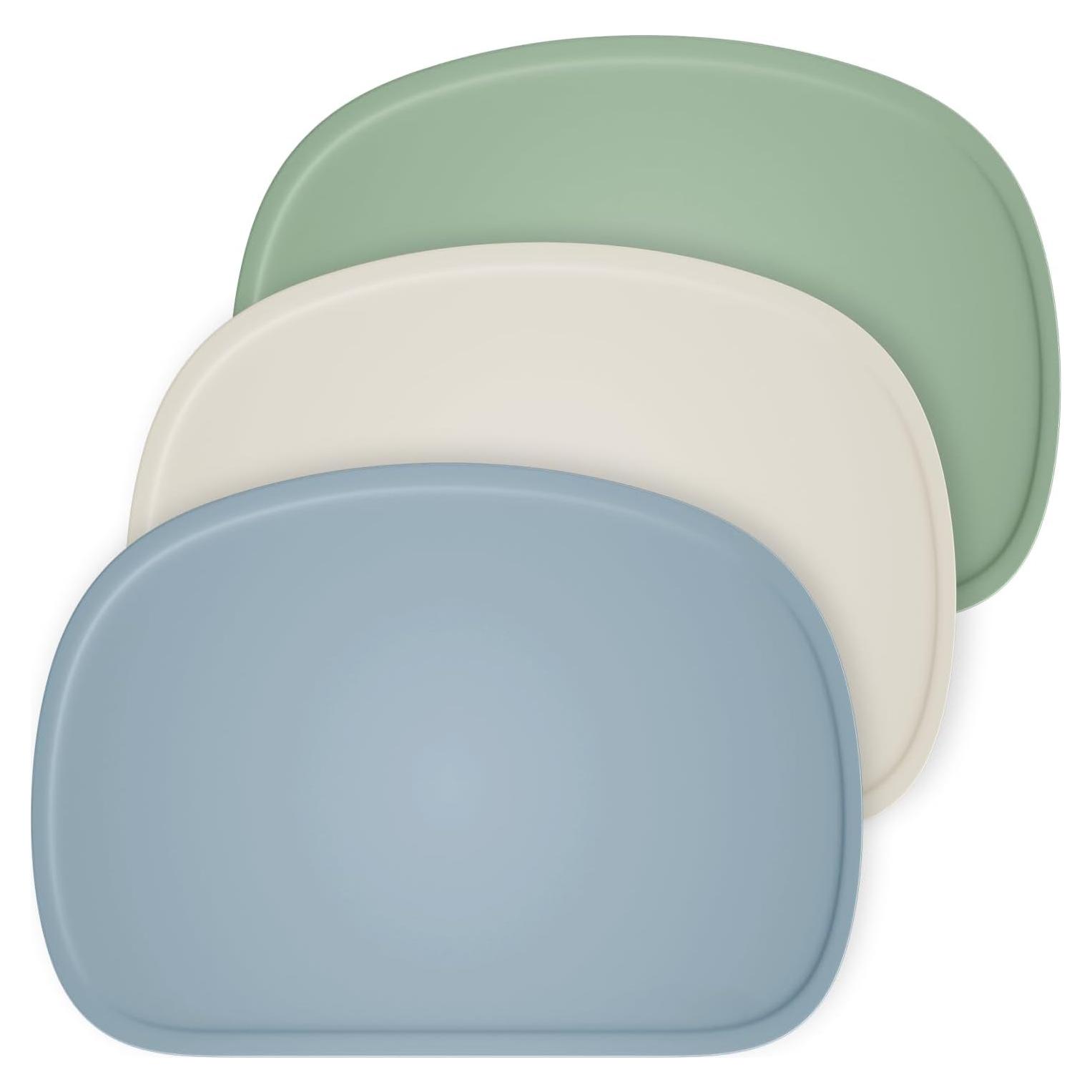 Conjunto de 3 Manteles de Silicona Cuddle Campus Antideslizantes