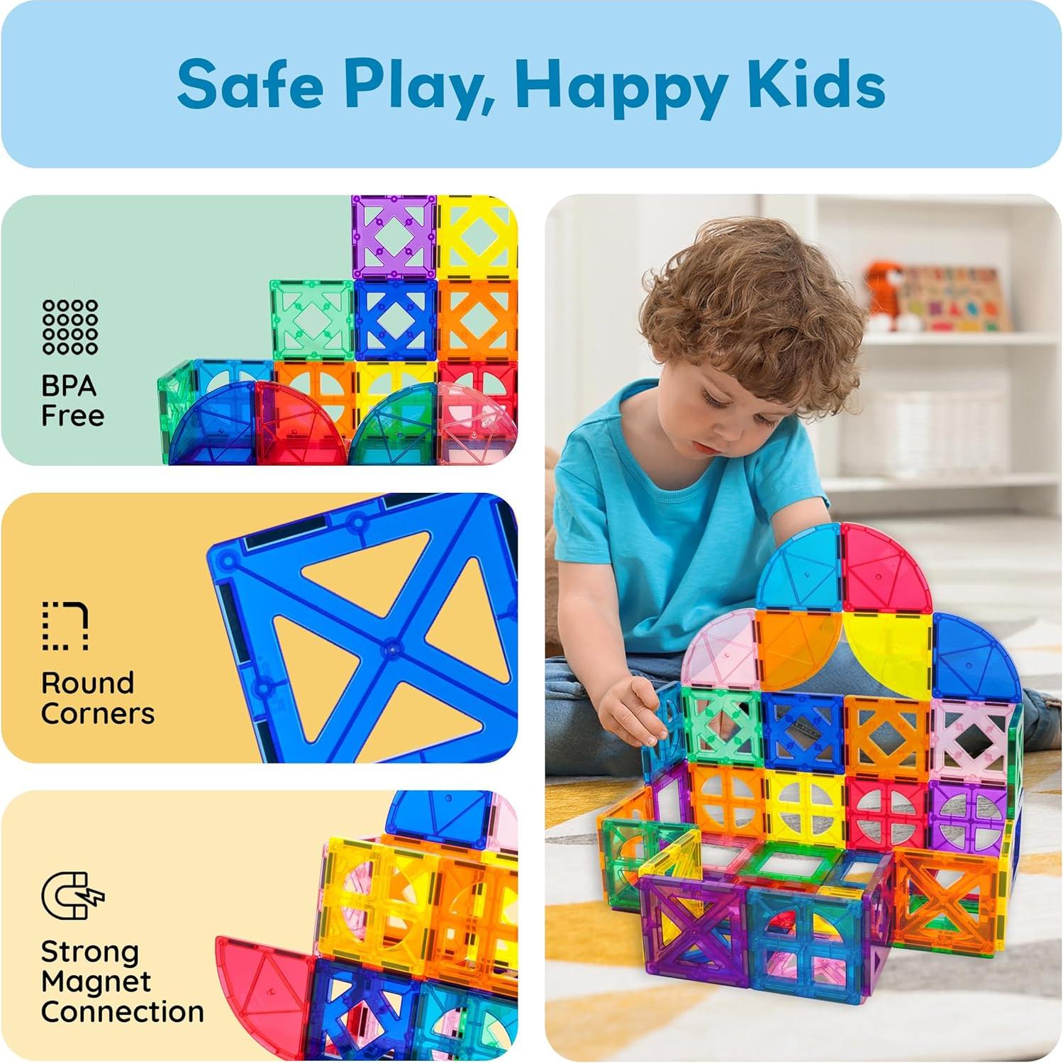 PicassoTiles Bloques de Construcción Magnéticos 36 Piezas