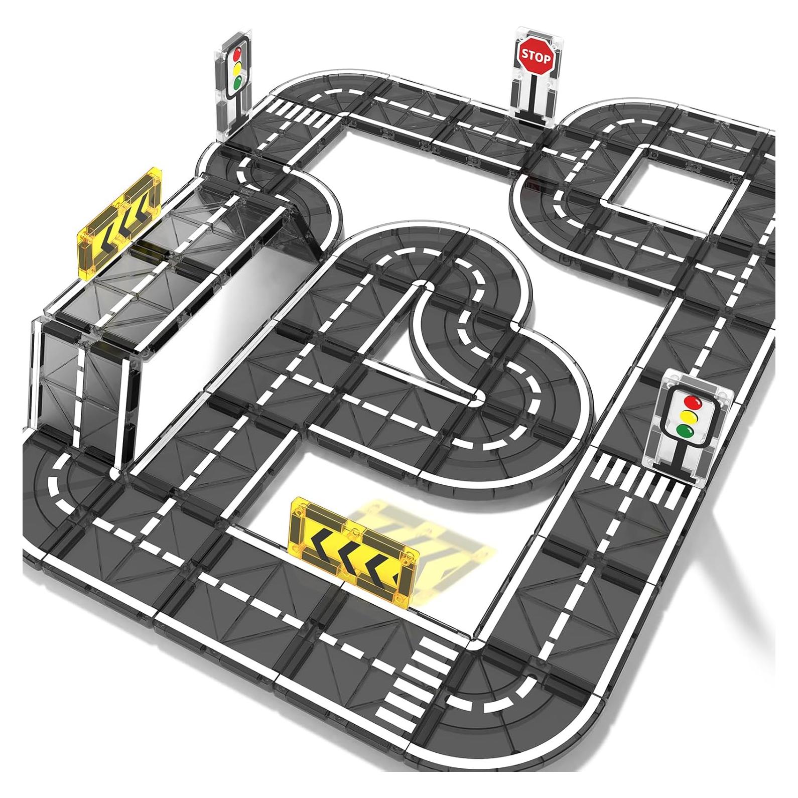 Juego de Pistas Magnéticas Feoxialy para Niños 3-10 Años