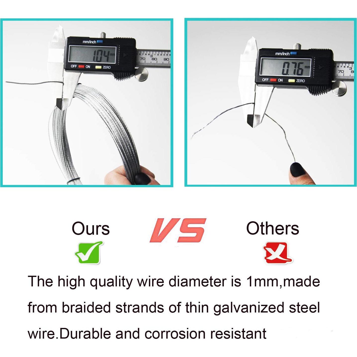 Alambre para colgar cuadros Cerpourt 30.48 m #2 13.6 kg