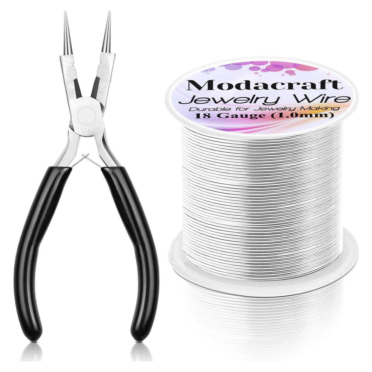 Alambre de Joyería 18 Calibre Modacraft 20m + Alicate 4 en 1