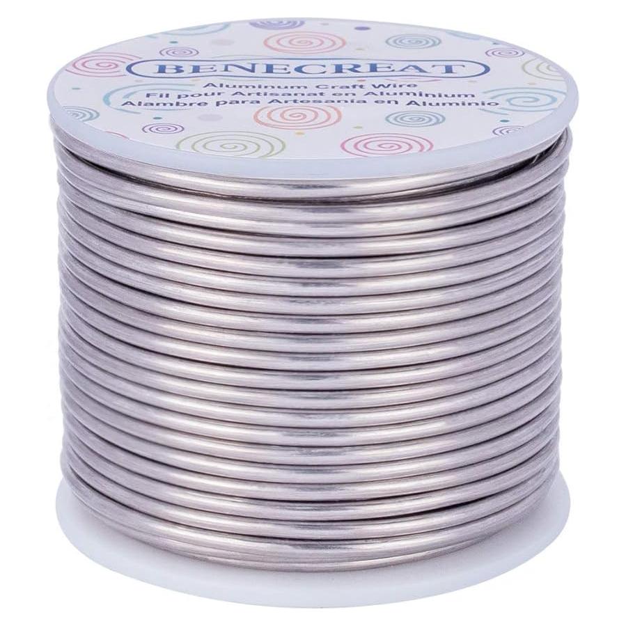 Alambre de Aluminio Flexible BENECREAT 2.5mm 24.5m Manualidades