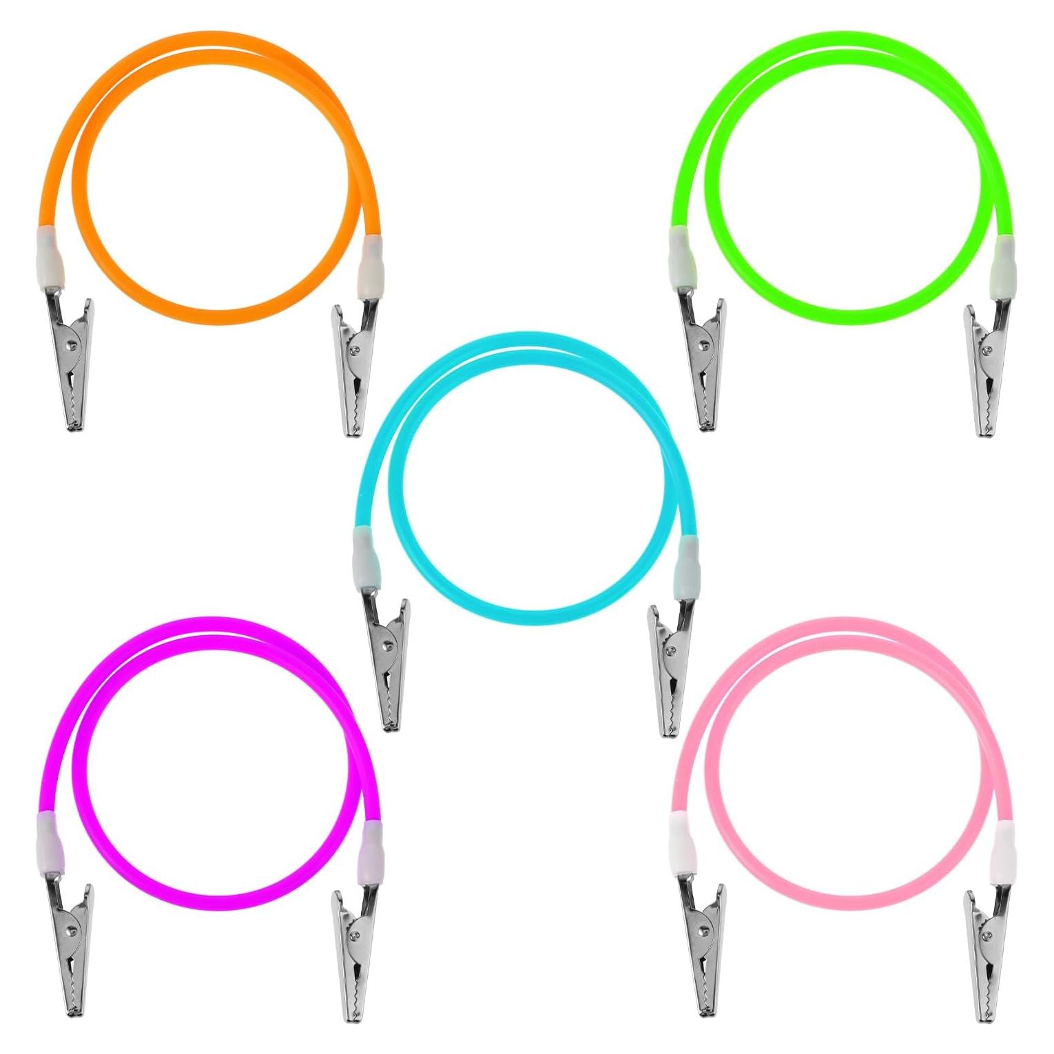 5 Clips de Babero Dental Psyqtsuary Multicolor de Silicona