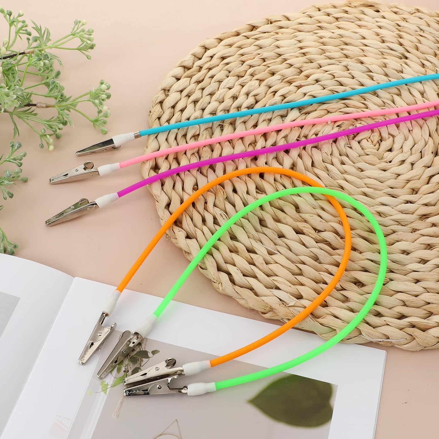 5 Clips de Babero Dental Psyqtsuary Multicolor de Silicona