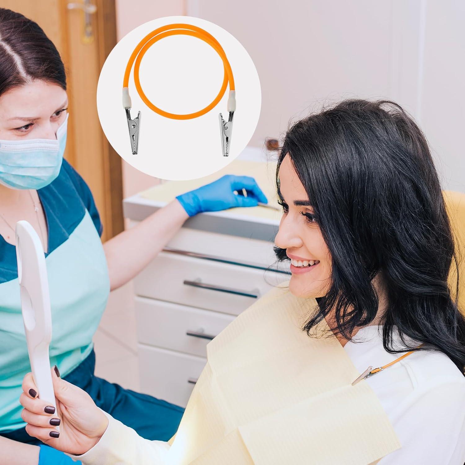 5 Clips de Babero Dental Psyqtsuary Multicolor de Silicona