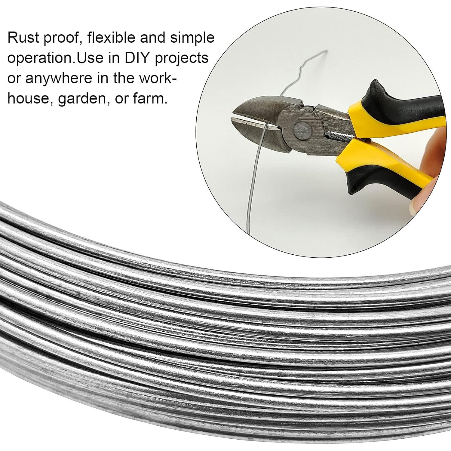 Alambre Sólido Galvanizado Cerpourt 19 Gauge 30m 1.2mm