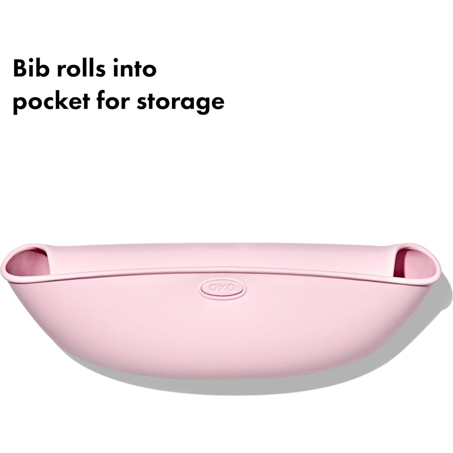 Babero enrollable con mangas OXO Tot - Floración - 9 a 24 meses