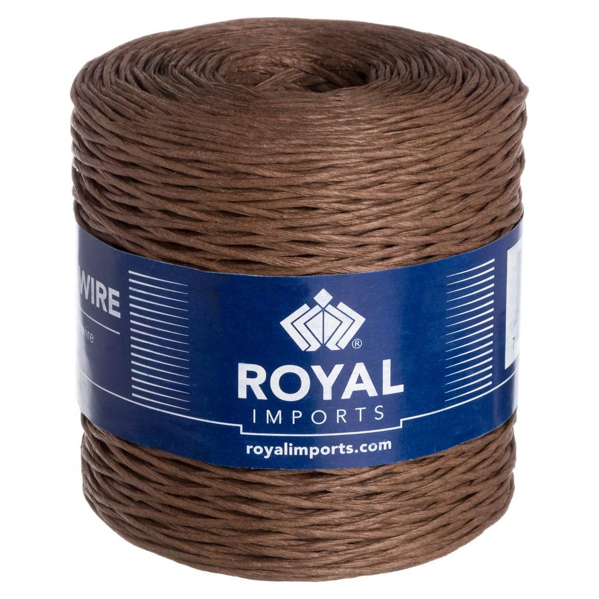 Alambre de Enlace Royal Imports 26 Calibre 204.2 m Marrón