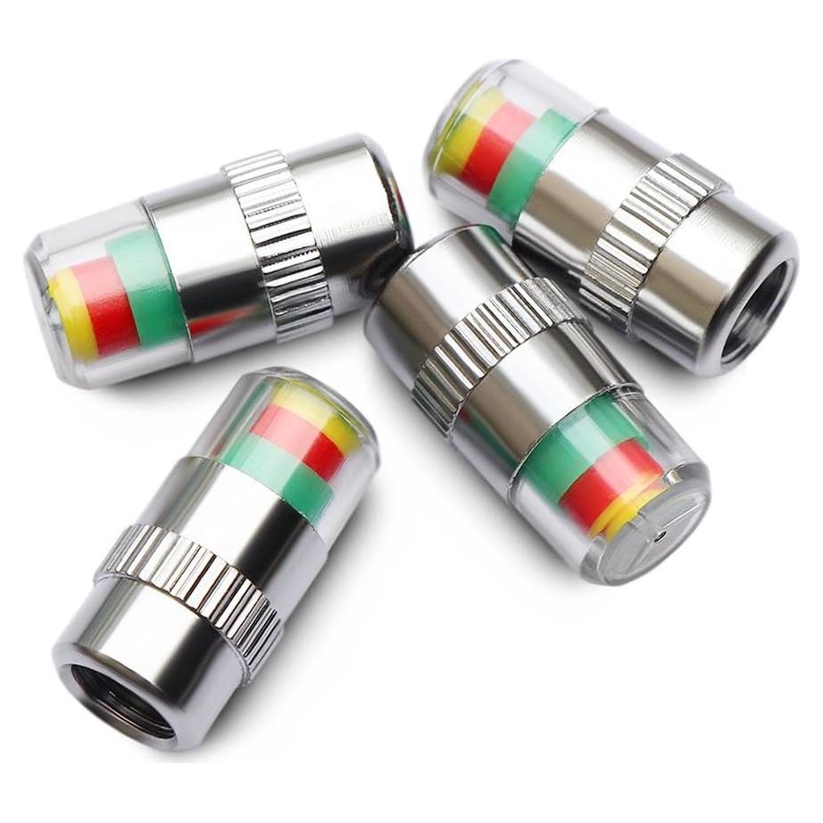 Tapones de Válvula de Presión de Neumáticos Anki HappiGo 4 Pcs