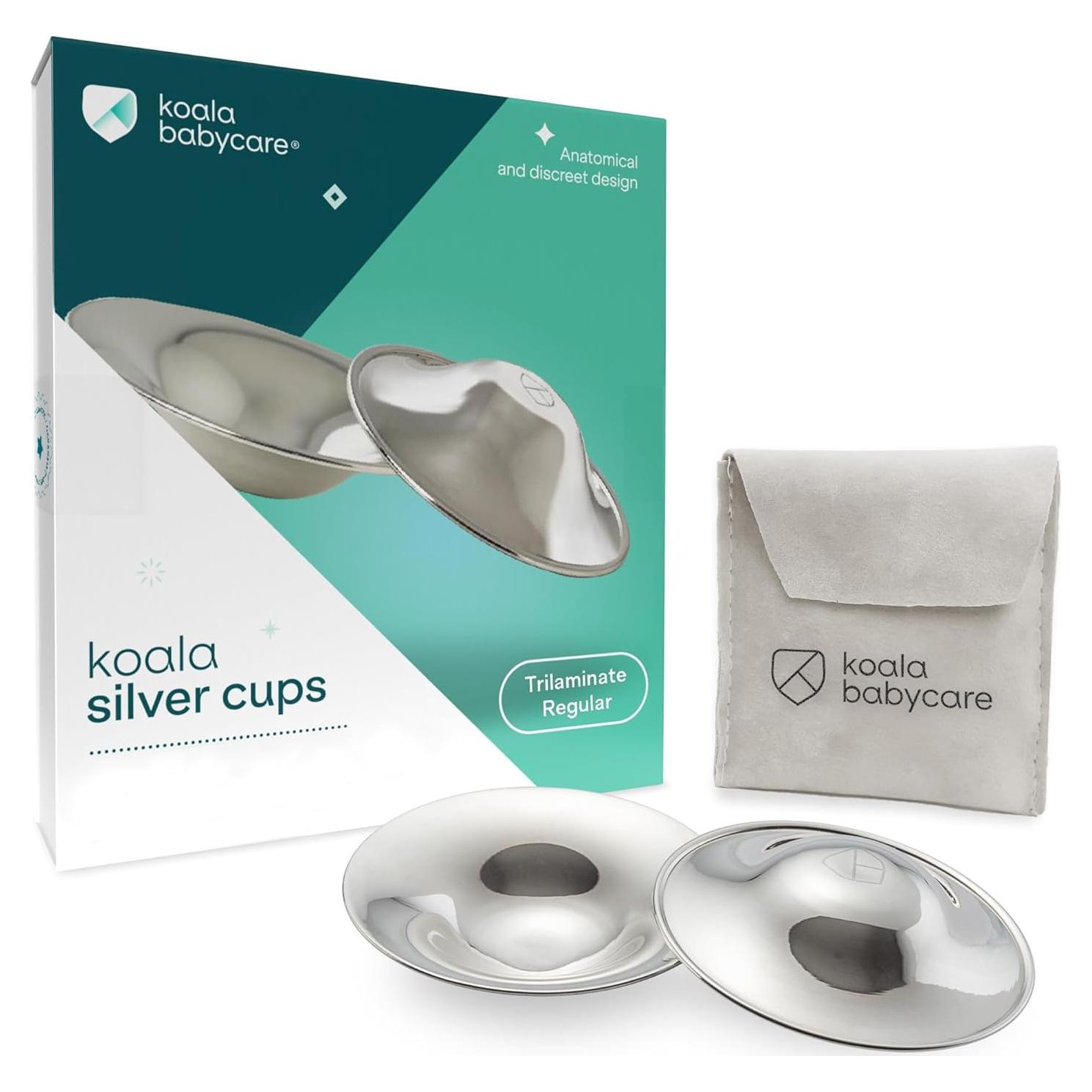 Copas de Plata Koala para Lactancia - Protectores de Pezón