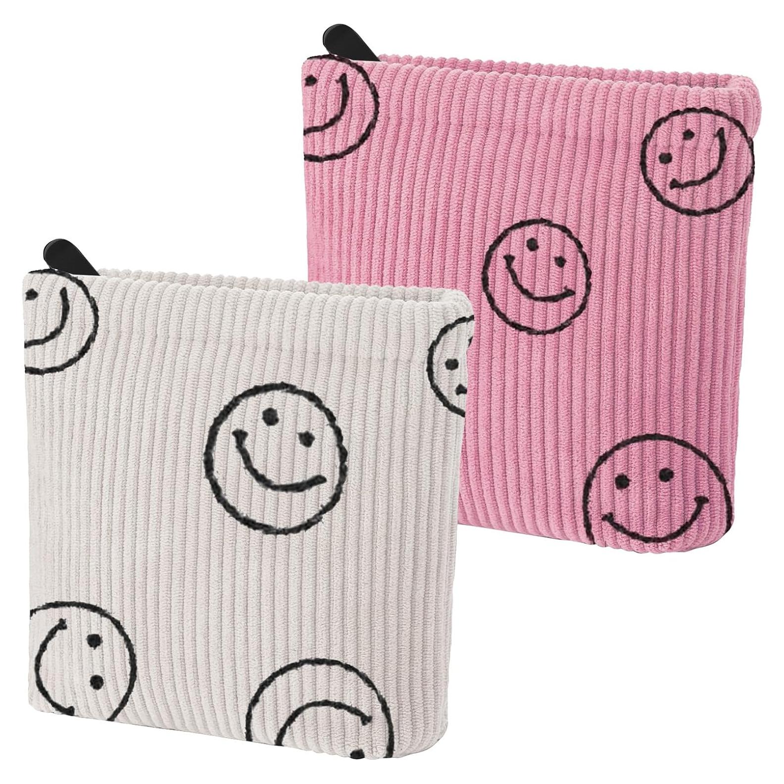 Bolsa de Terciopelo Preppy XLsnhuse para Toallas Sanitarias 2 PCS