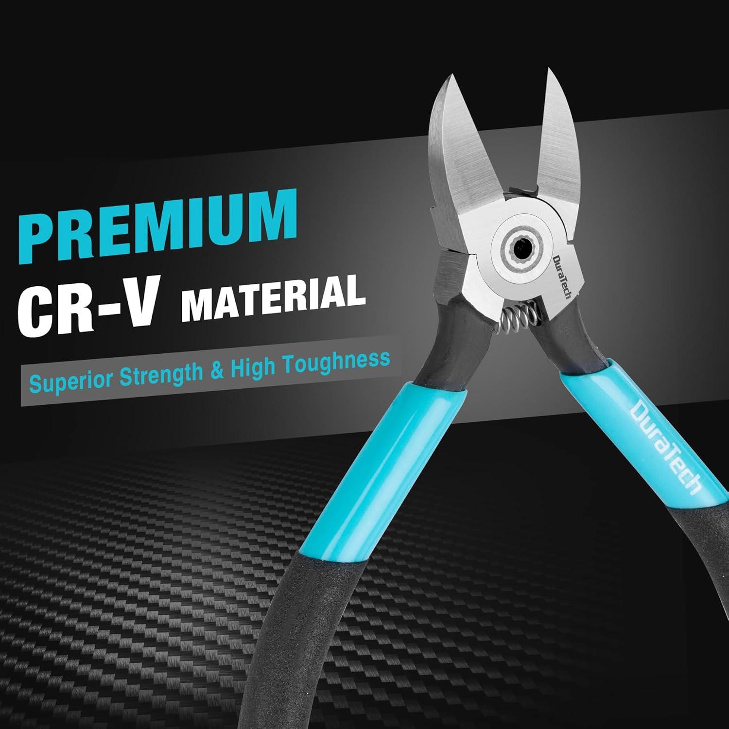 Cortador de Alambre DURATECH 5" Profesional CR-V Ultra Afilado