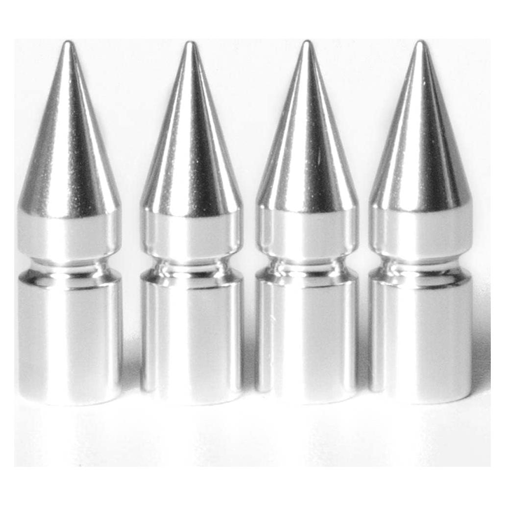 Tapa de Válvula Aluminio Plateado Circuit Performance VC6 - Juego de 4