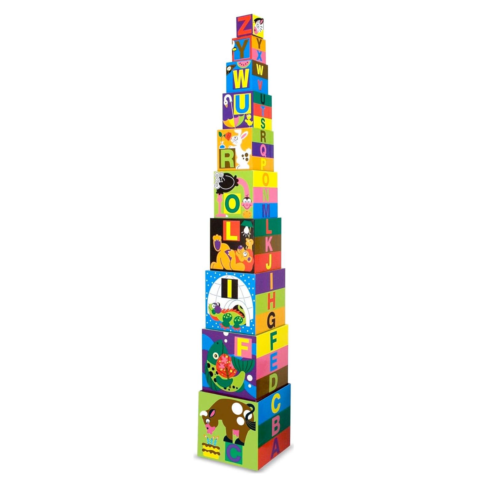 Bloques de Apilamiento y Anidación Melissa & Doug - 10 Piezas