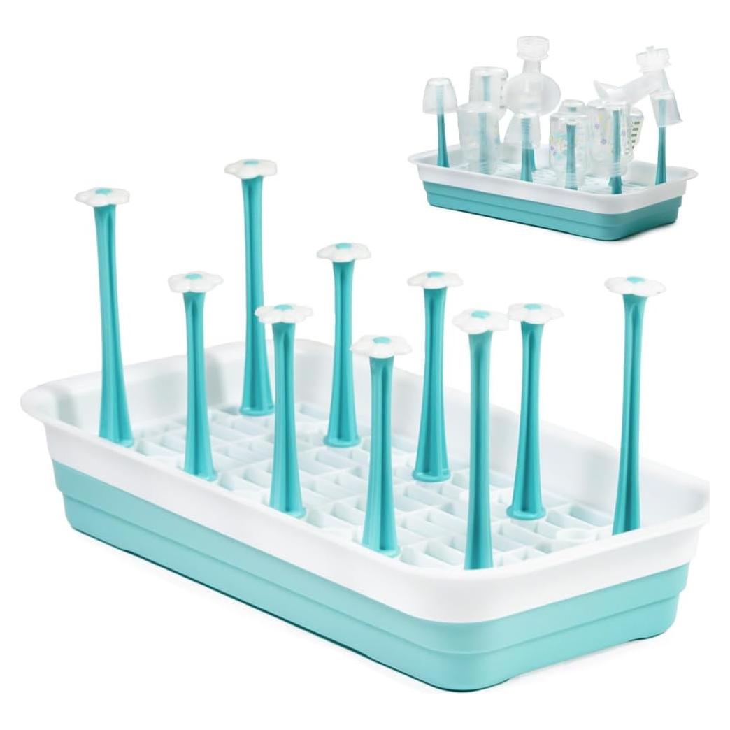 Secador de Biberones Zunee - Organizador Compacto Blanco 0.52 kg