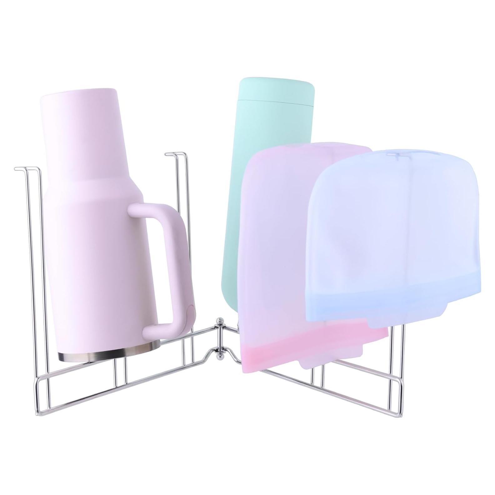 Soporte Plegable para Secar Bolsas LEVOSHUA de Acero Inoxidable