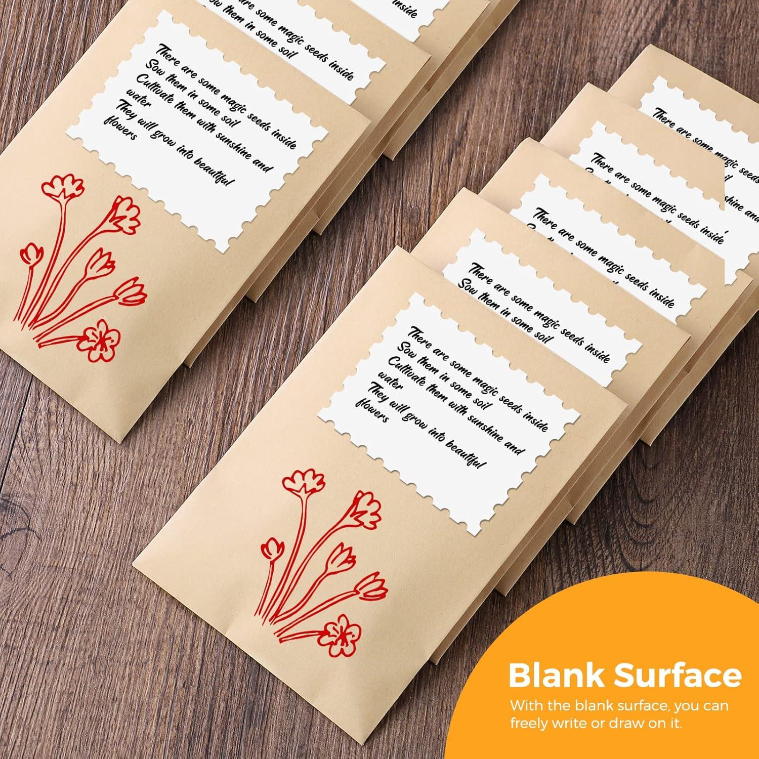 Sobres de Papel Kraft ACSTEP 100 Unidades 5.7 x 8.9 cm