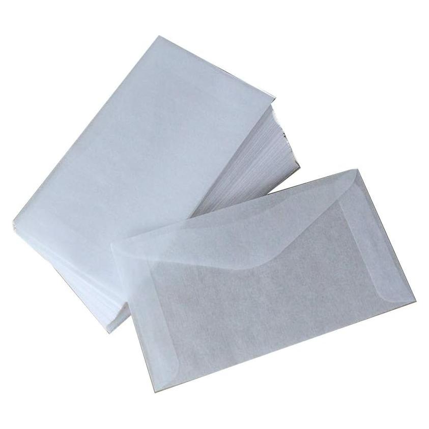 Sobres de Glassine Mis Rasguños - Paquete de 50 - 6.35 x 10.8 cm