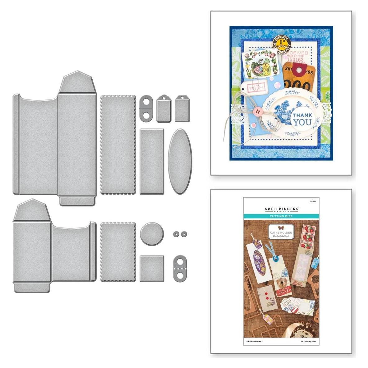 Troqueles Grabados Spellbinders Cathe Holden Mini Sobres 1