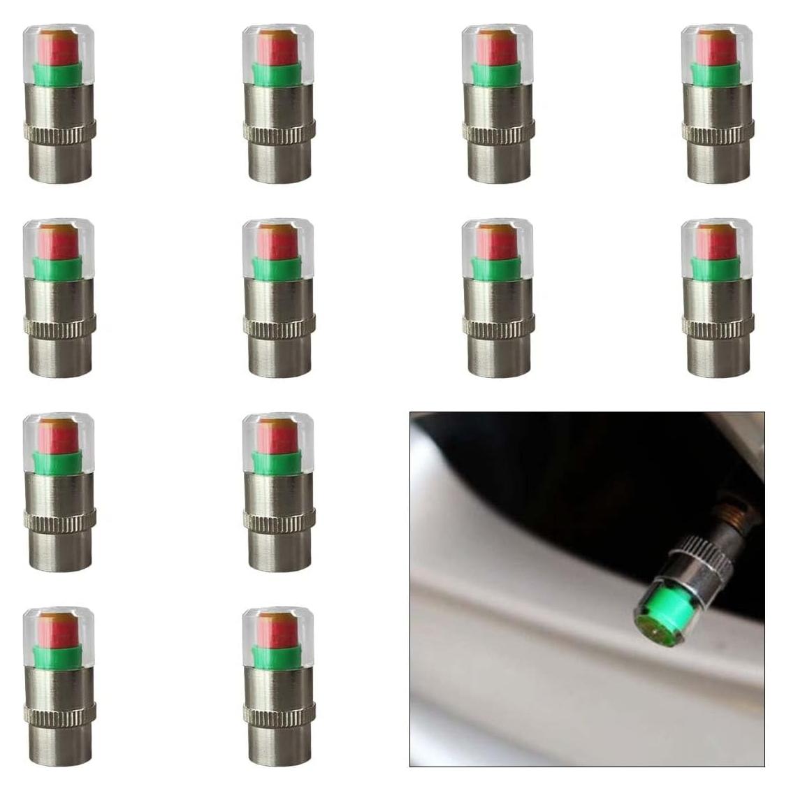 12 Tapones de Válvula de Monitor de Presión LHDOS 2.4Bar