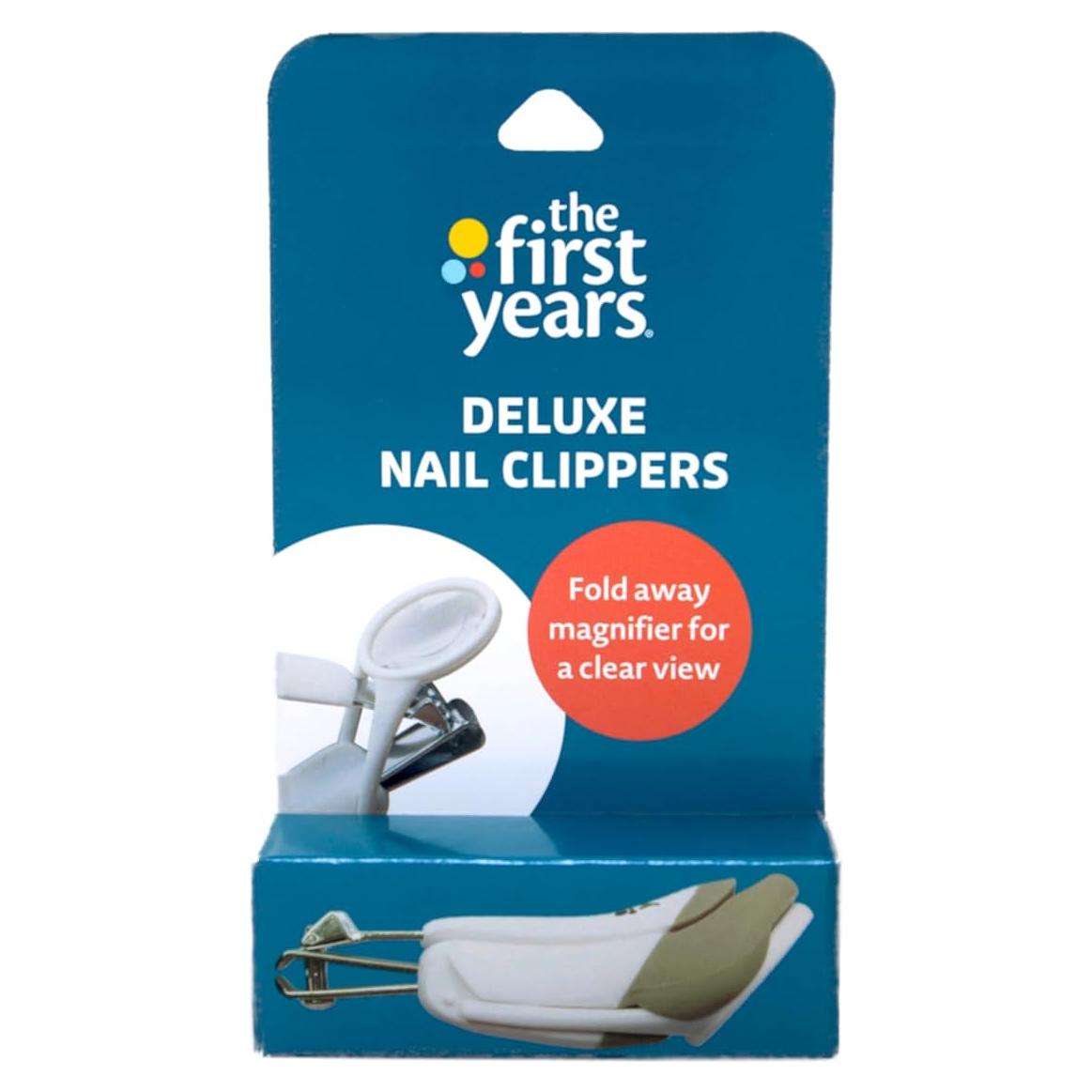Cortauñas Deluxe para Bebés Tomy con Lupa 4x - 1 Paquete