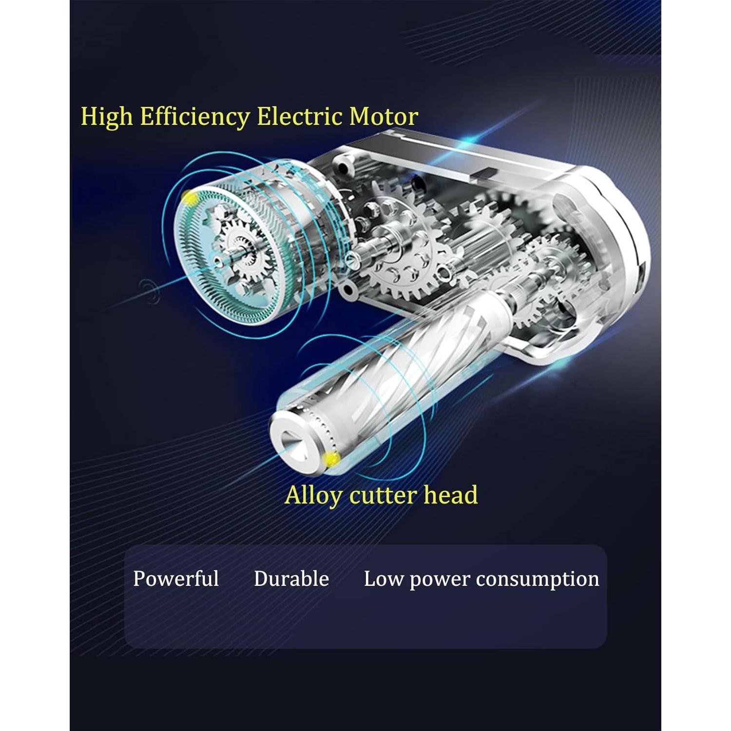 Cortador de Uñas Eléctrico Ginalaia Rojo 2 en 1 USB