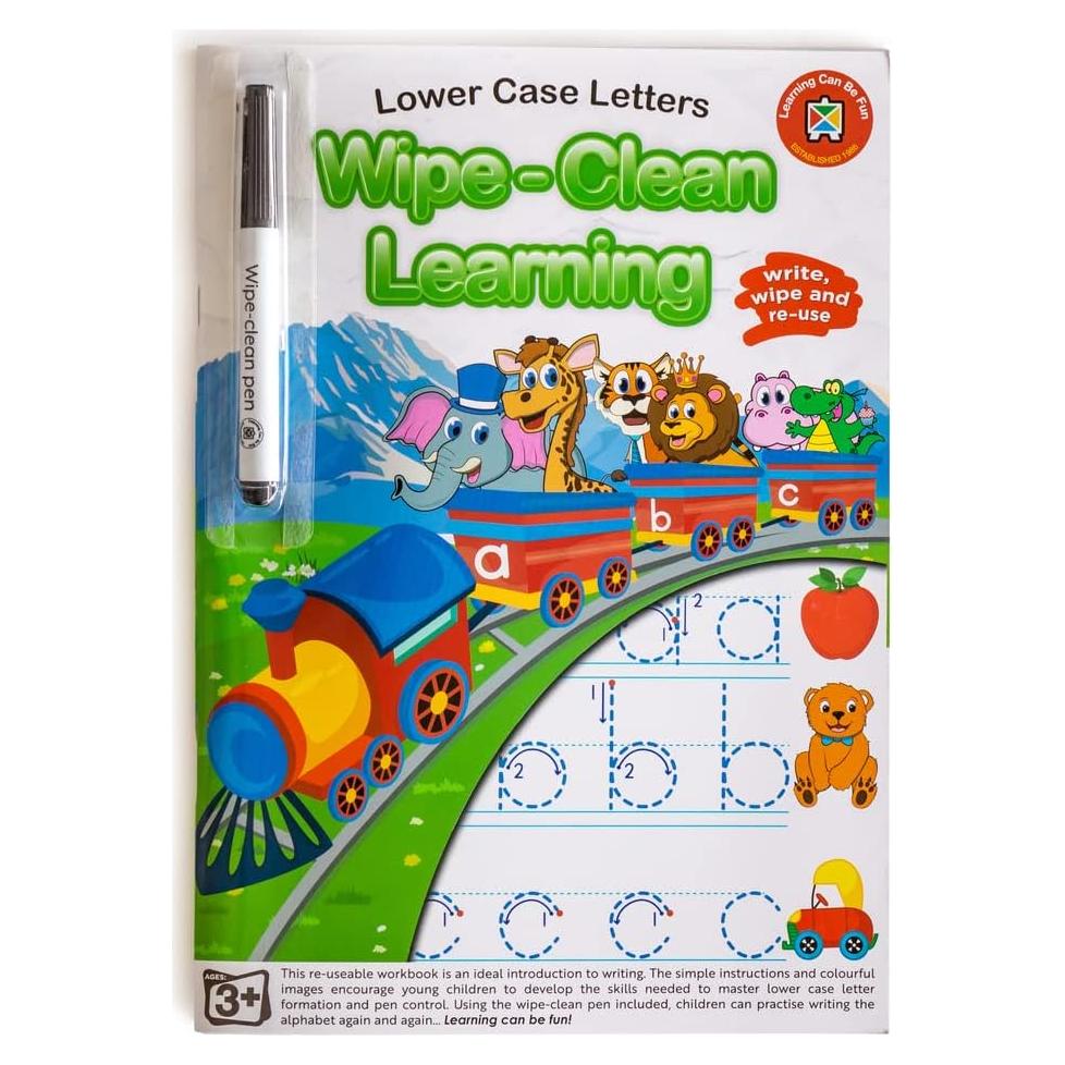 Libro Reutilizable de Letras Minúsculas Learning Can Be Fun