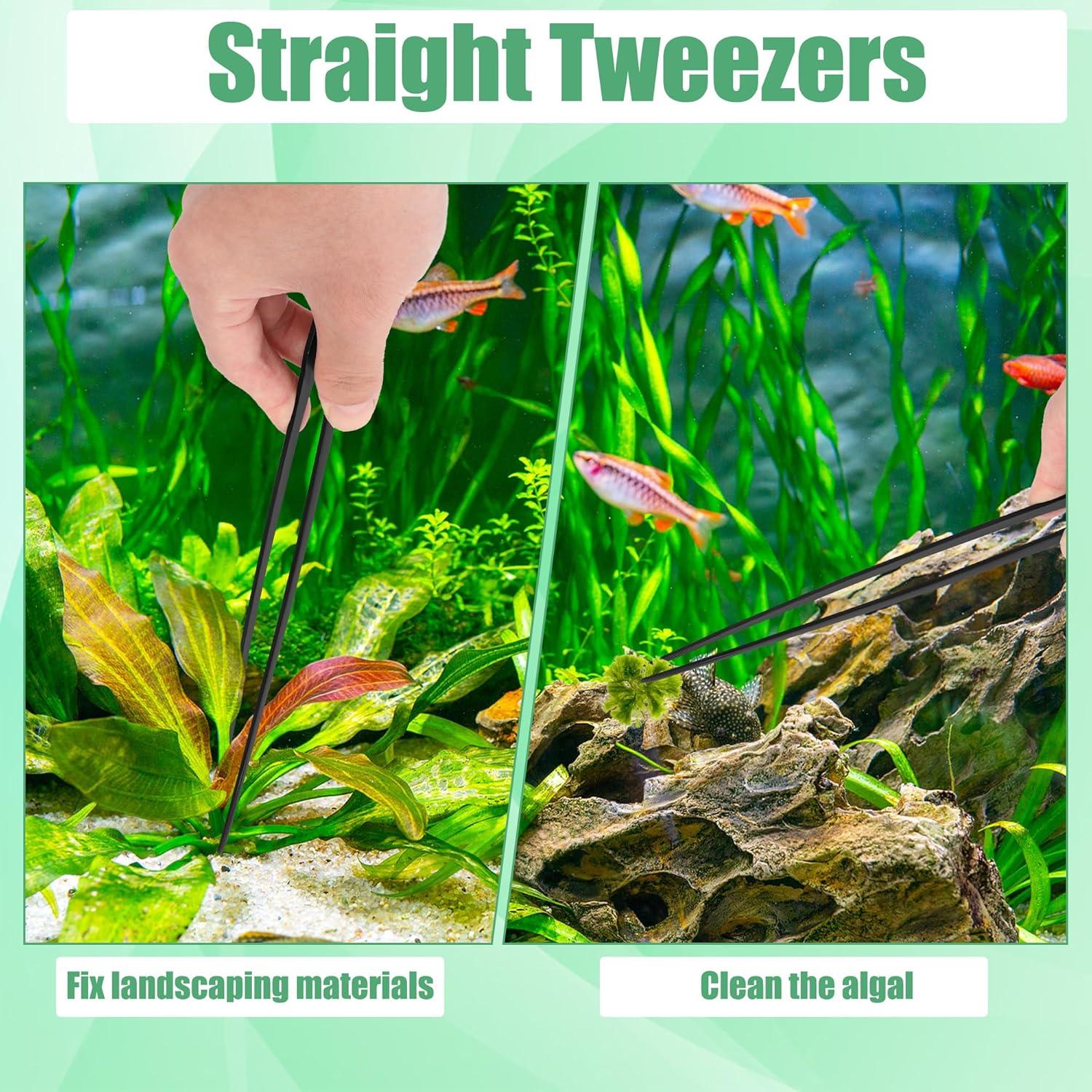 Kit de Herramientas para Acuarios Liveek 4 en 1 Acero Inoxidable