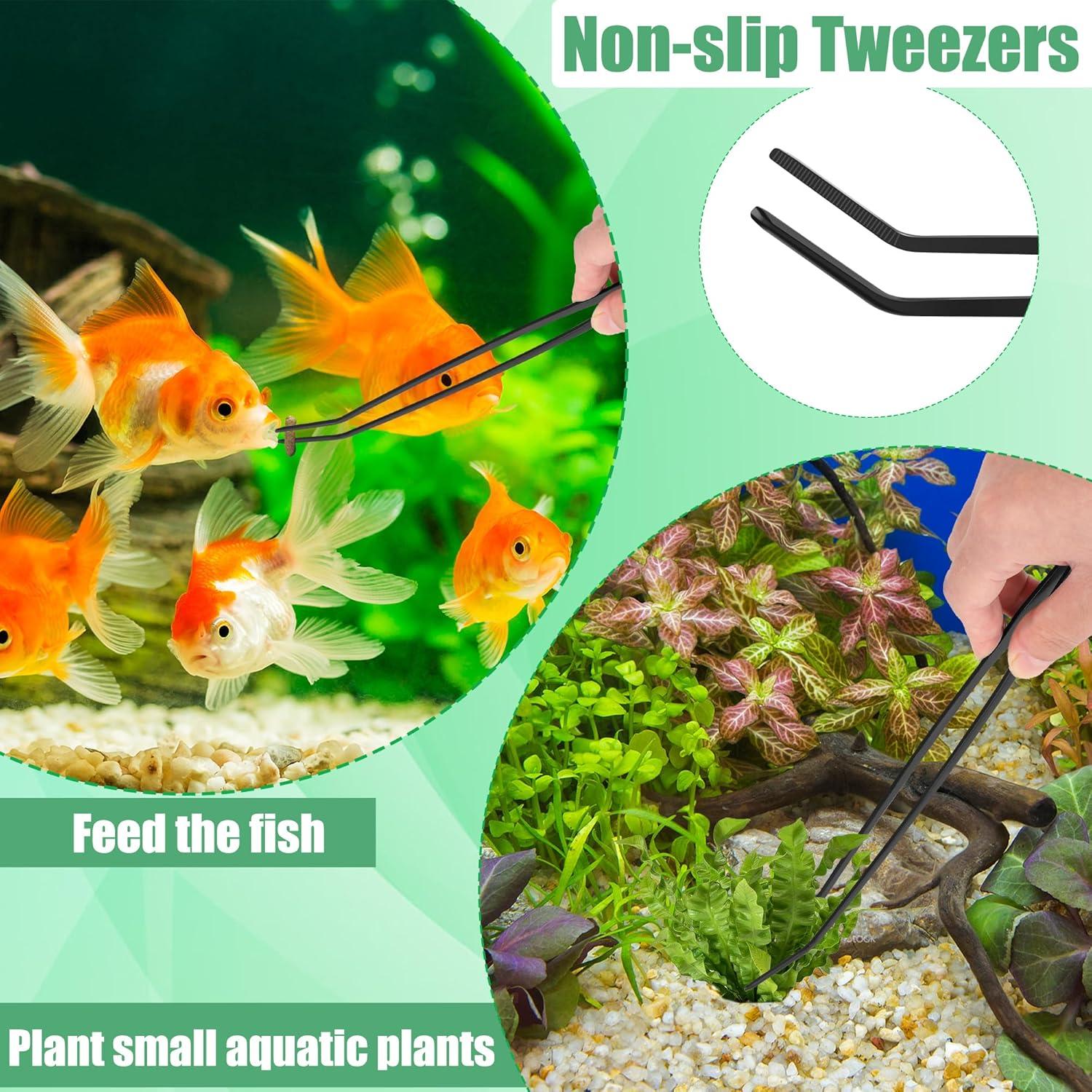 Kit de Herramientas para Acuarios Liveek 4 en 1 Acero Inoxidable