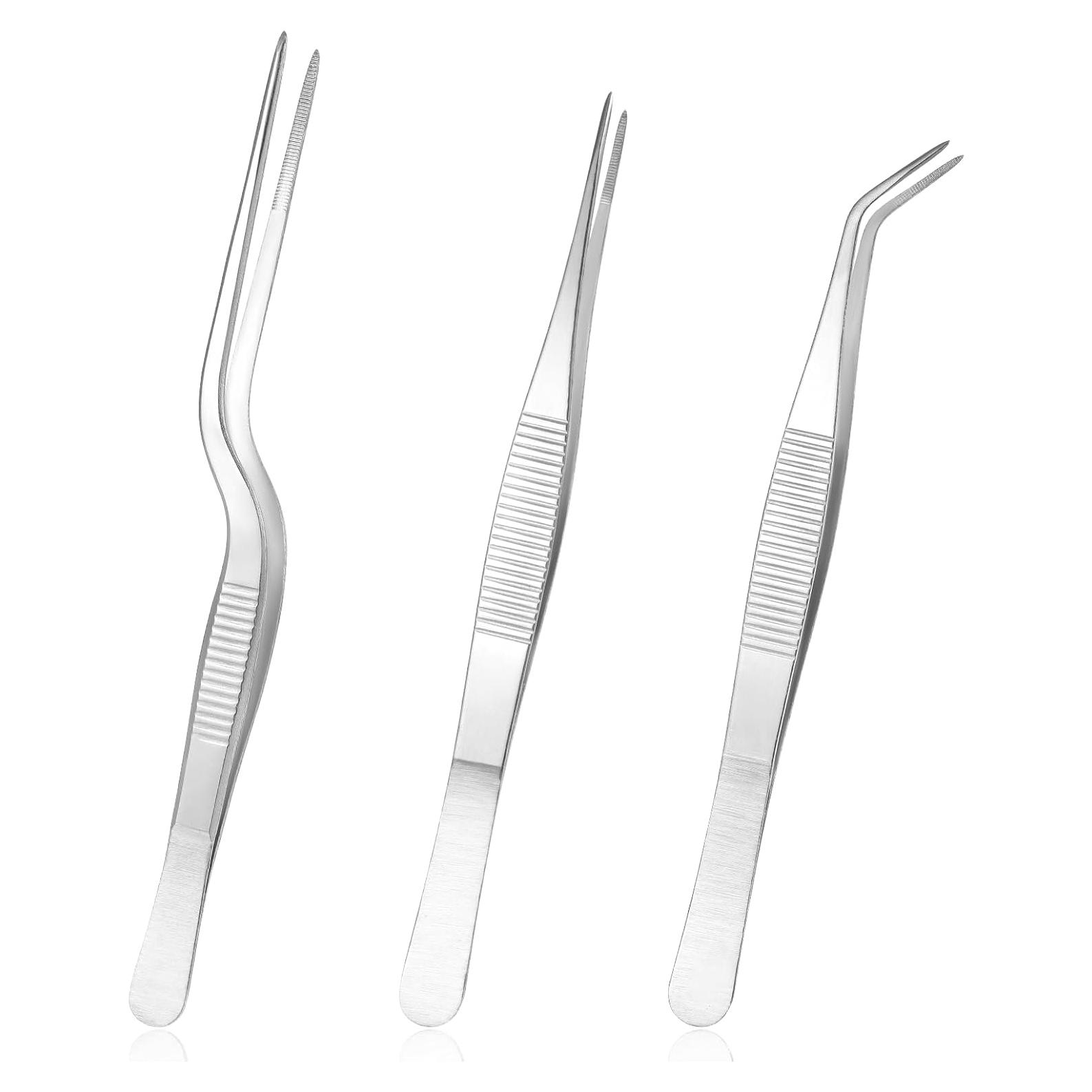 Set de 3 Pinzas de Jardín Acero Inoxidable 15.8cm a 16.3cm