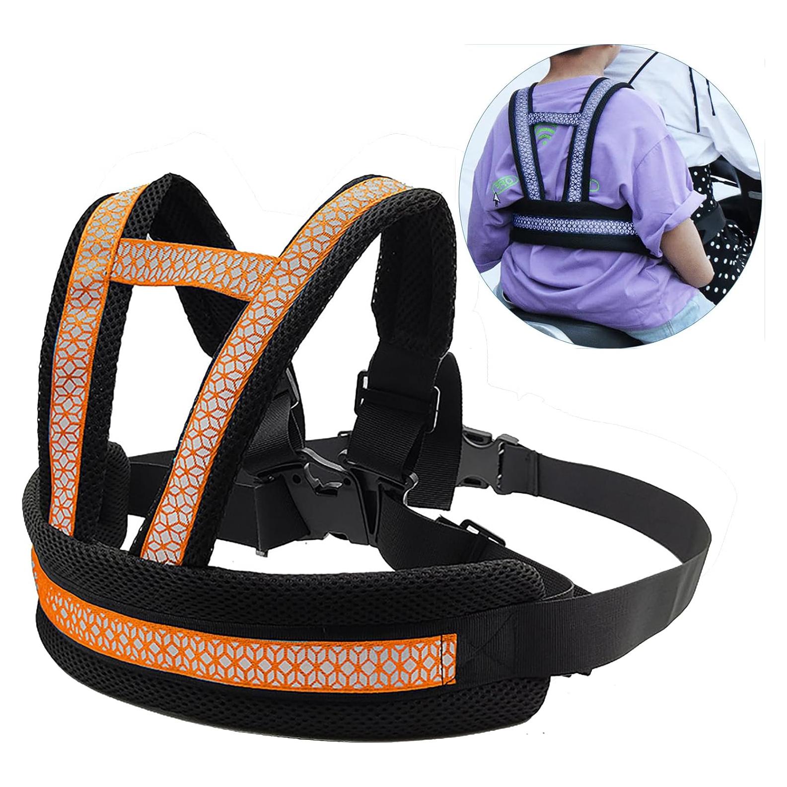 Arnés de Seguridad Infantil Holiberty para Motocicleta Naranja