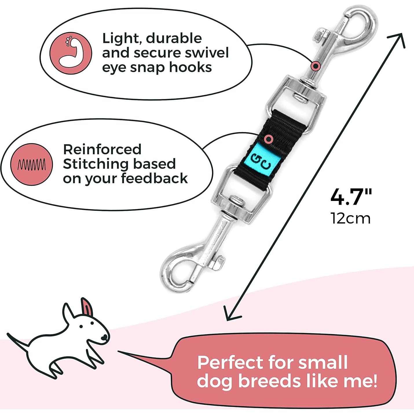 Compañero de Collar Mini Green Manatee - Clip de Seguridad para Perros Pequeños